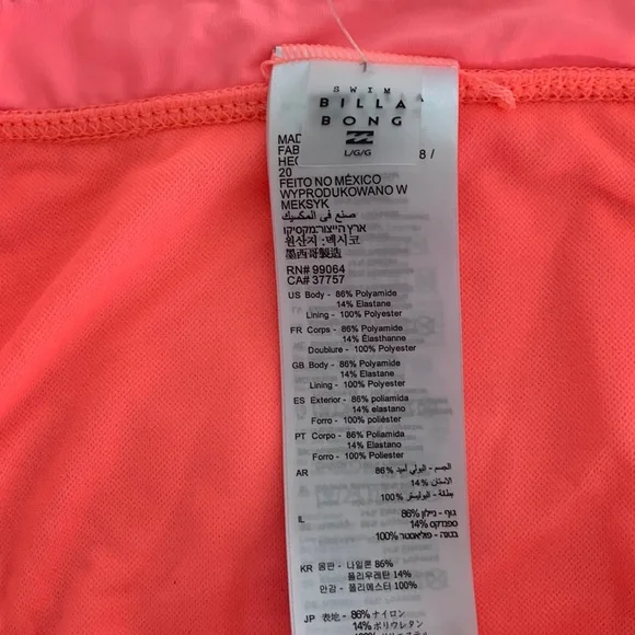 Billabong Bundle Of Bikini Bottoms! Pretty In Plaid High rise,&Sol Searcher pink - Picture 4 of 11